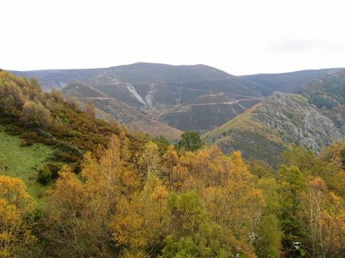 Paisaje otoñal en San Cristobal (Villanueva de Oscos)