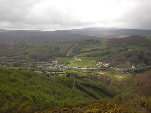 Vistas del valle de Villanueva de Oscos